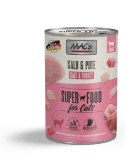 6 x MAC's CAT Kalb & Pute 400g