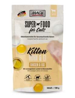 12 x MAC's CAT Kitten Huhn & Ei 100g