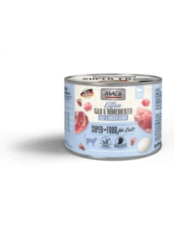 6 x MAC's CAT Kitten Kalb & Hühnerherzen 200g
