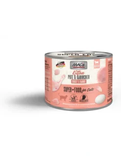 6 x MAC's CAT Kitten Pute & Kaninchen 200g