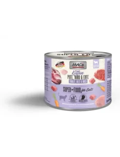 6 x MAC's CAT Kitten Pute, Rind & Ente 200g
