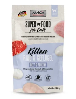 12 x MAC's CAT Kitten Rind & Geflügel 100g