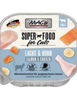 16 x MAC's CAT Lachs & Huhn 100g