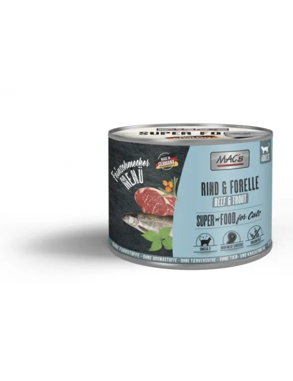 6 x MAC's CAT Rind & Forelle 200g