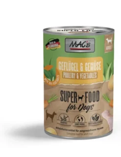 6 x MAC's DOG Geflügel & Gemüse 400g