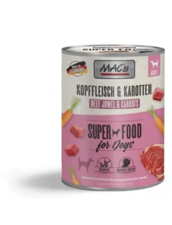 6 x MAC's DOG Kopffleisch & Karotten 800g