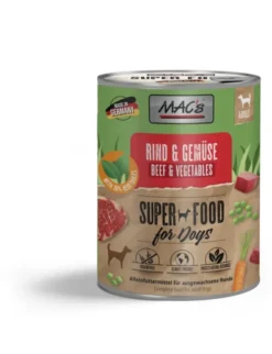 6 x MAC's DOG Rind & Gemüse 800g