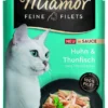 24 x Miamor Feine Filets in Sauce im Beutel Huhn, Thunfisch 100g