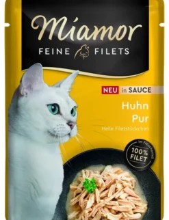 24 x Miamor Feine Filets in Sauce im Beutel Huhn 100g