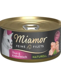 24 x Miamor Feine Filets naturell Thun & Krebsfleisch 80g
