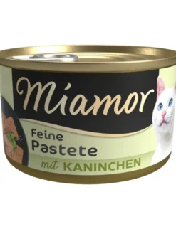 12 x Miamor Pastete mit Kaninchen 85g
