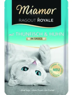 22 x Miamor Ragout in Sauce Thunfisch & Huhn 100g