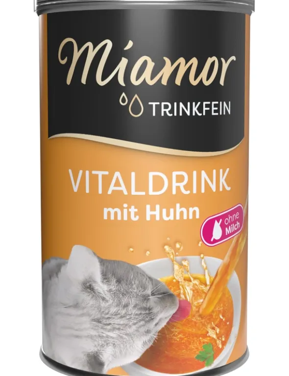 24 x Miamor Trinkfein Vitaldrink mit Huhn 135ml
