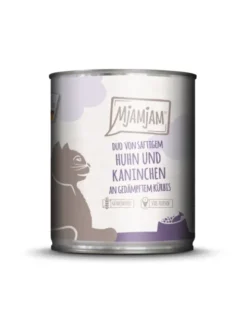 6 x MjAMjAM Huhn & Kaninchen mit Kürbis 800g