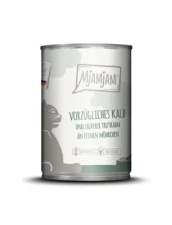 6 x MjAMjAM Kalb & Truthahn mit Möhre 400g
