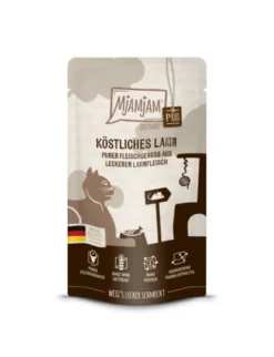 12 x MjAMjAM PUR Quetschie Lamm 125g