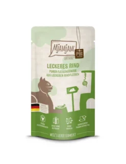12 x MjAMjAM PUR Quetschie Rind 125g