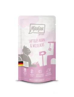 12 x MjAMjAM Quetschie Huhn & Wildlachs 125g