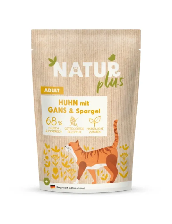 12 x NATURplus Adult Huhn & Gans mit Spargel 85g