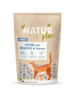 12 x NATURplus Adult Huhn & Hering mit Erbse 85g