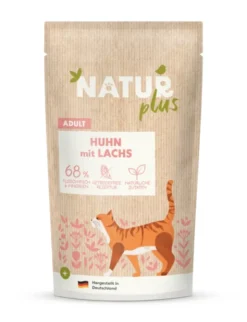 12 x NATURplus Adult Huhn mit Lachs 125g