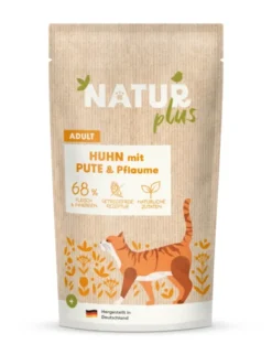 12 x NATURplus Adult Huhn mit Pute & Pflaume 125g