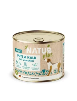 6 x NATURplus Adult Pute & Kalb mit Zucchini 200g