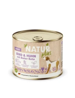 6 x NATURplus Adult Rind & Huhn mit Roter Bete 200g