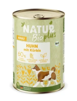 6 x NATURplus Bio Adult Huhn mit Kürbis 400g