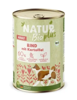 6 x NATURplus Bio Adult Rind mit Kartoffel 400g
