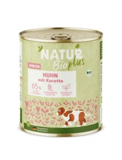 6 x NATURplus Bio Junior Huhn mit Karotte 800g