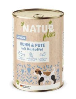 6 x NATURplus Junior Huhn & Pute mit Kartoffel 400g