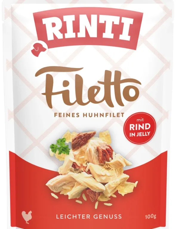 24 x RINTI Filetto Huhn & Rind 100g