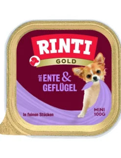 16 x RINTI Gold Mini Ente & Geflügel 100g