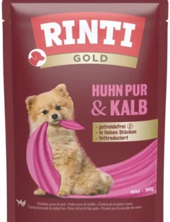 10 x RINTI Gold Mini Huhn mit Kalb 100g