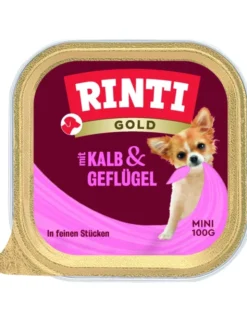16 x RINTI Gold Mini Kalb & Geflügel 100g
