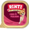 16 x RINTI Gold Mini Rind & Perlhuhn 100g