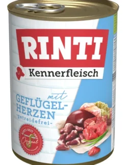 24 x RINTI Kennerfleisch Geflügelherzen 400g