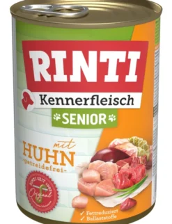 12 x RINTI Kennerfleisch Senior Huhn 400g