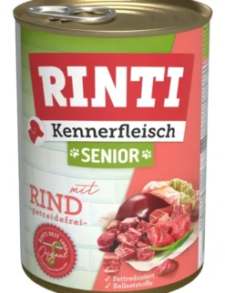 12 x RINTI Kennerfleisch Senior Rind 400g