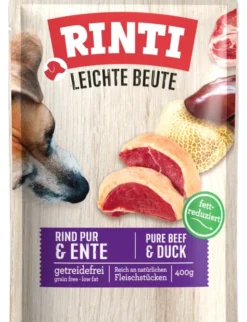 10 x RINTI Leichte Beute Rind, Ente 400g