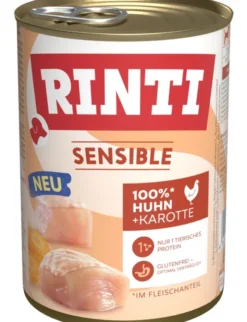 12 x RINTI Sensible Huhn, Karotte 400g