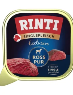 10 x RINTI Singlefleisch Exclusive Ross/Pferd 150g