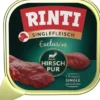 10 x RINTI Singlefleisch Exclusive Hirsch 150g