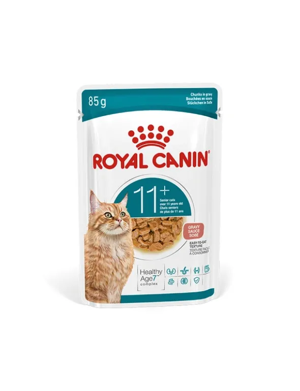 12 x ROYAL CANIN FHN Ageing 11+ Gravy 85g