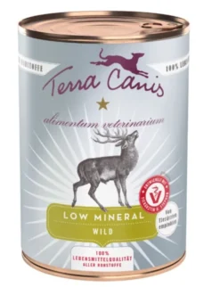 6 x Terra Canis Alimentum Veterinarium Low Mineral Wild 400g