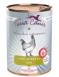 6 x Terra Canis Alimentum Veterinarium Low Mineral Huhn 400g