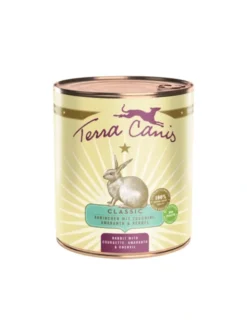 6 x Terra Canis Classic Kaninchen mit Zucchini, Amaranth & Bärlauch 800g