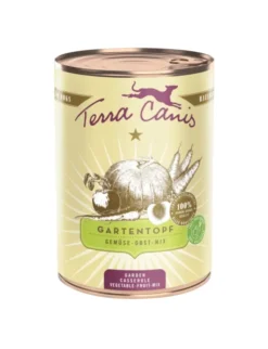 6 x Terra Canis Gartentopf Gemüse-Obst-Mix 400g