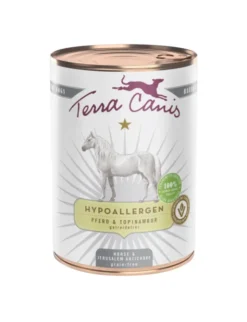 6 x Terra Canis Hypoallergen Pferd mit Topinambur 400g